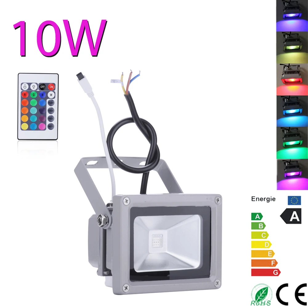 SZYOUMY RGB Светодиодный прожектор 10 Вт 20 30 50 70 100 светодиодный нарусветильник IP65