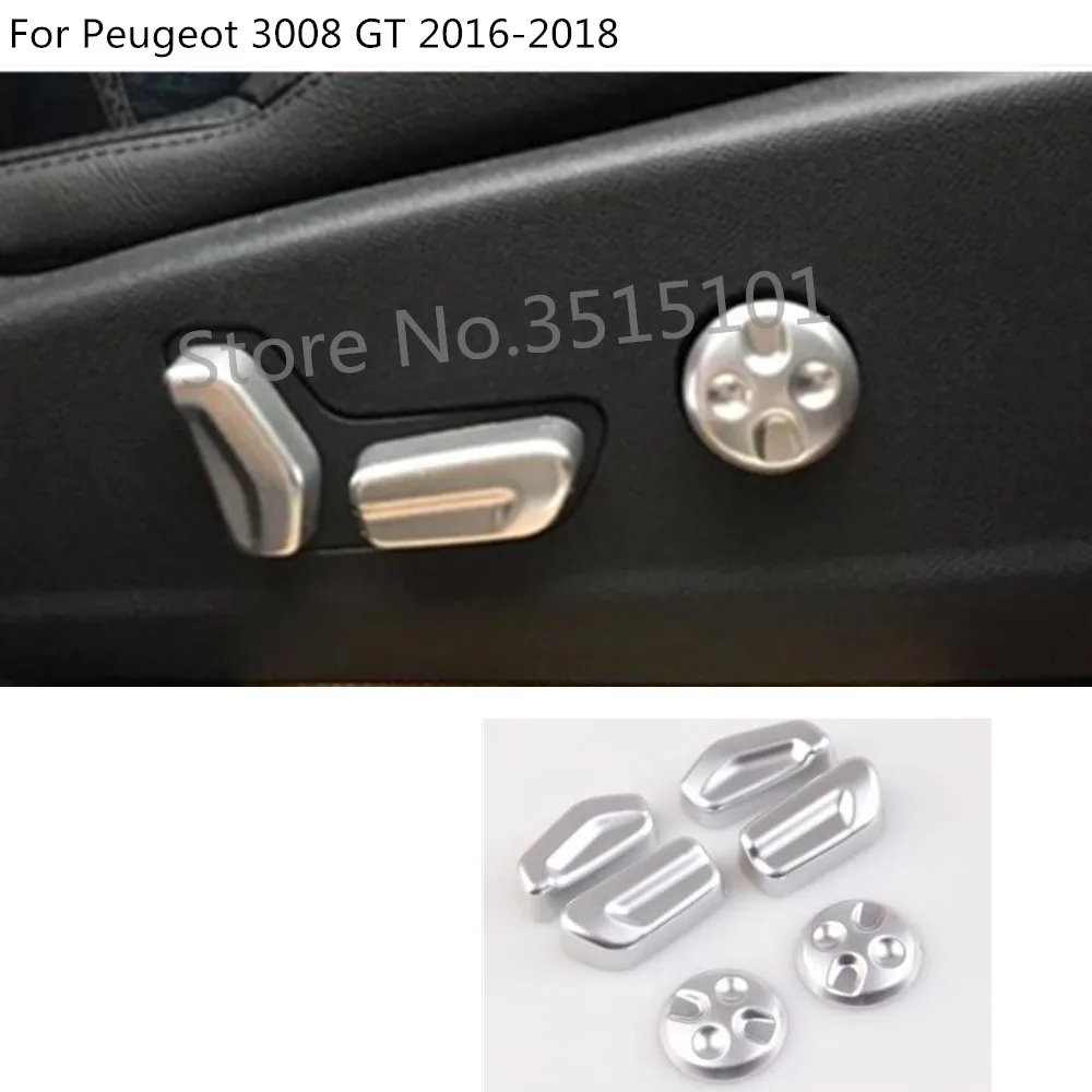 Автомобильный детектор ABS Хромированная ручка регулировки сиденья кнопка