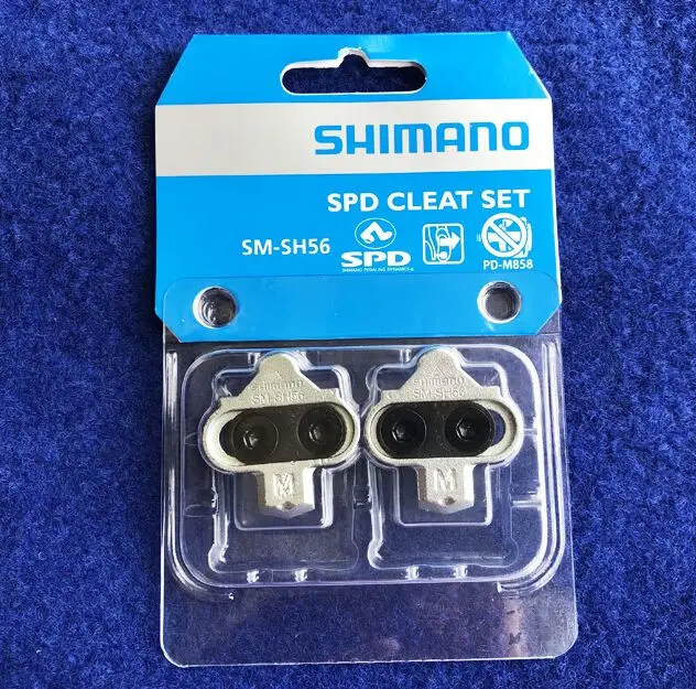 SH56 Shimano SPD SM SH51 SH56 Stollen MTB велосипед релиз мульти-релиз педали Stollen w/Cleat Mutter Platten Float berg Paar CLEAT set - Цвет: SH56