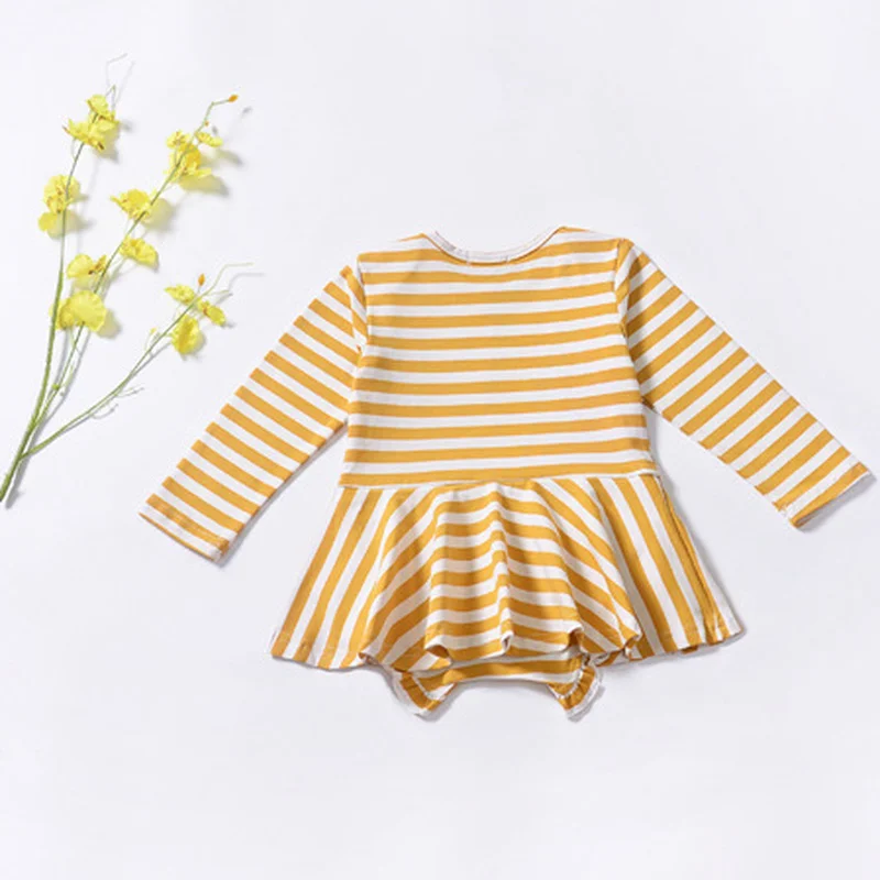 Детские комбинезоны одежда в полоску с длинными рукавами теплый комбинезон для