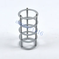 1pc vacuum aluminum tube guard protector cover sliver for 845 211 300b kt88 6550 2a3 audio amp