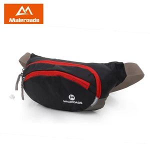 Поясная Сумка Maleroads для бега, велосипедная поясная сумка, большая емкость, набедренная сумка, походная поясная сумка, касса, серебристая сумка