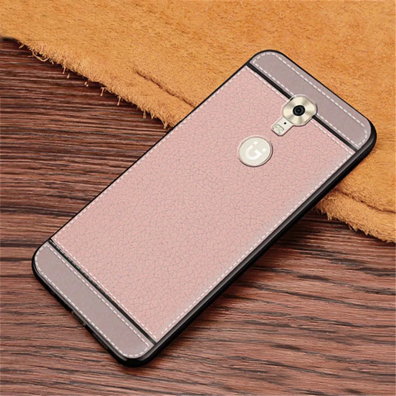 Чехол Gionee M6 с текстурой личи мягкий чехол из тпу чехлы для Etui Kryt |