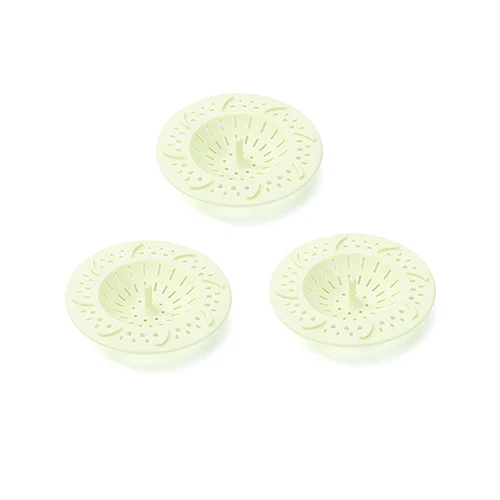 Green 3PCS FURGERIN 3 шт. Кухня Раковина пробка-фильтр для ванной Ванна волос catcher фиксаторы раковина вставка для сливного отверстия фильтр Catcher волос пробка ванная комната - Цвет: Green 3PCS