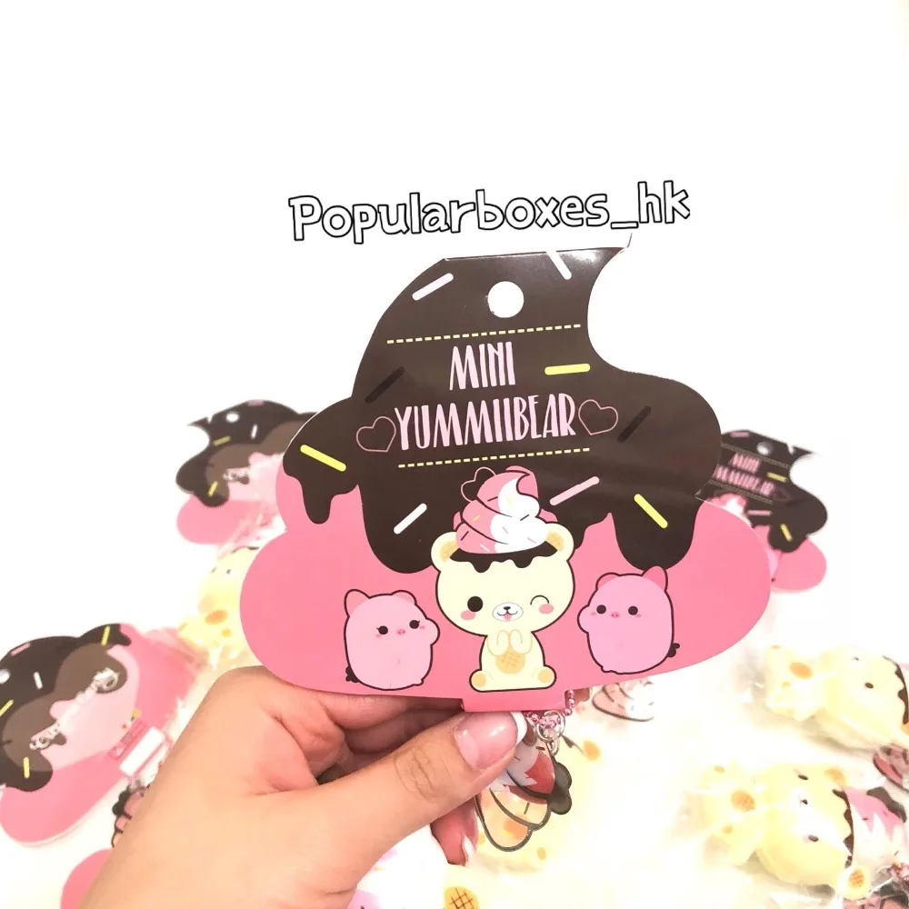 Creamiicandy мини yummiibear талисман мягкий медленно Восстанавливающий форму подарок