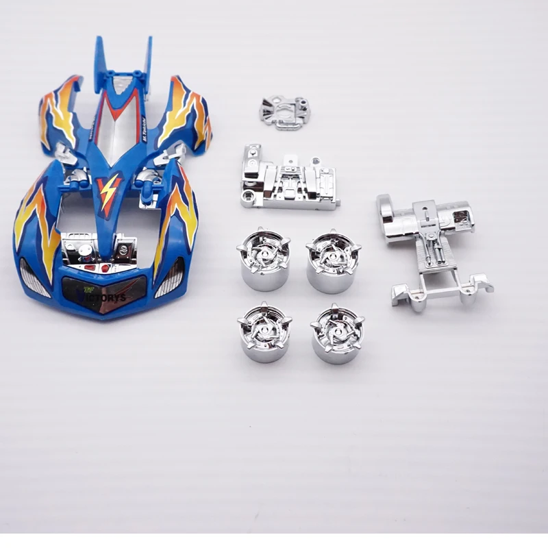 Самодельный tamiya mini 4wd части спина гадюка раковины синий или прозрачный с гальваническим часть 1 Набор 324 магазине