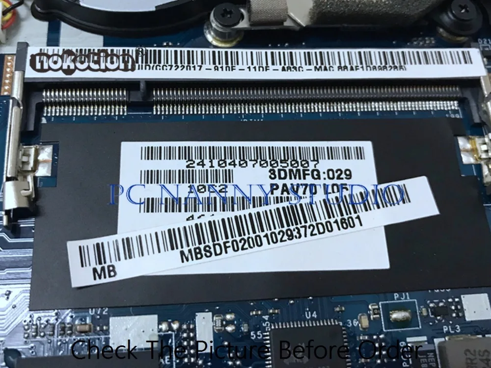 PCNANNY для ноутбука acer aspire one D255 D255E материнская плата параметры 70 Мб sdf02001 МБ SDF02.001 N450