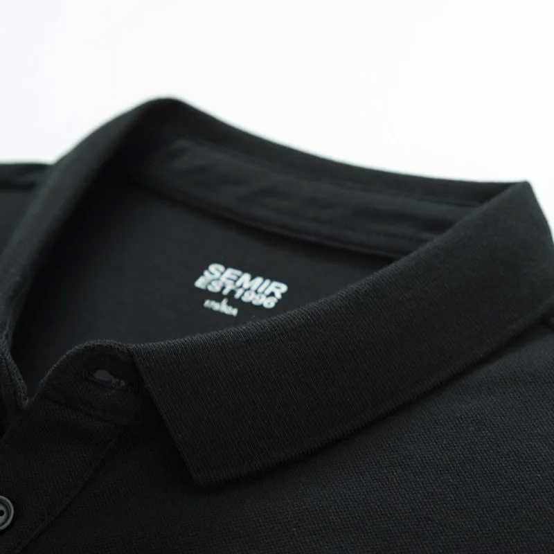 SEMIR 2019 новые летние воротник рубашки поло для мужчин рубашка тенденция футболка с