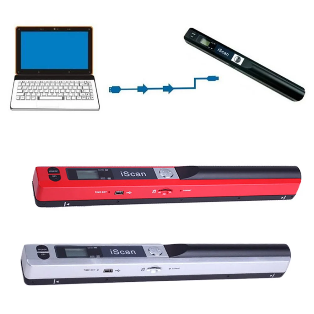 900DPI LCD Display JPG/PDF Format Document Image Handheld Scanner Mini Portable A4 Book Hot Sale | Компьютеры и офис