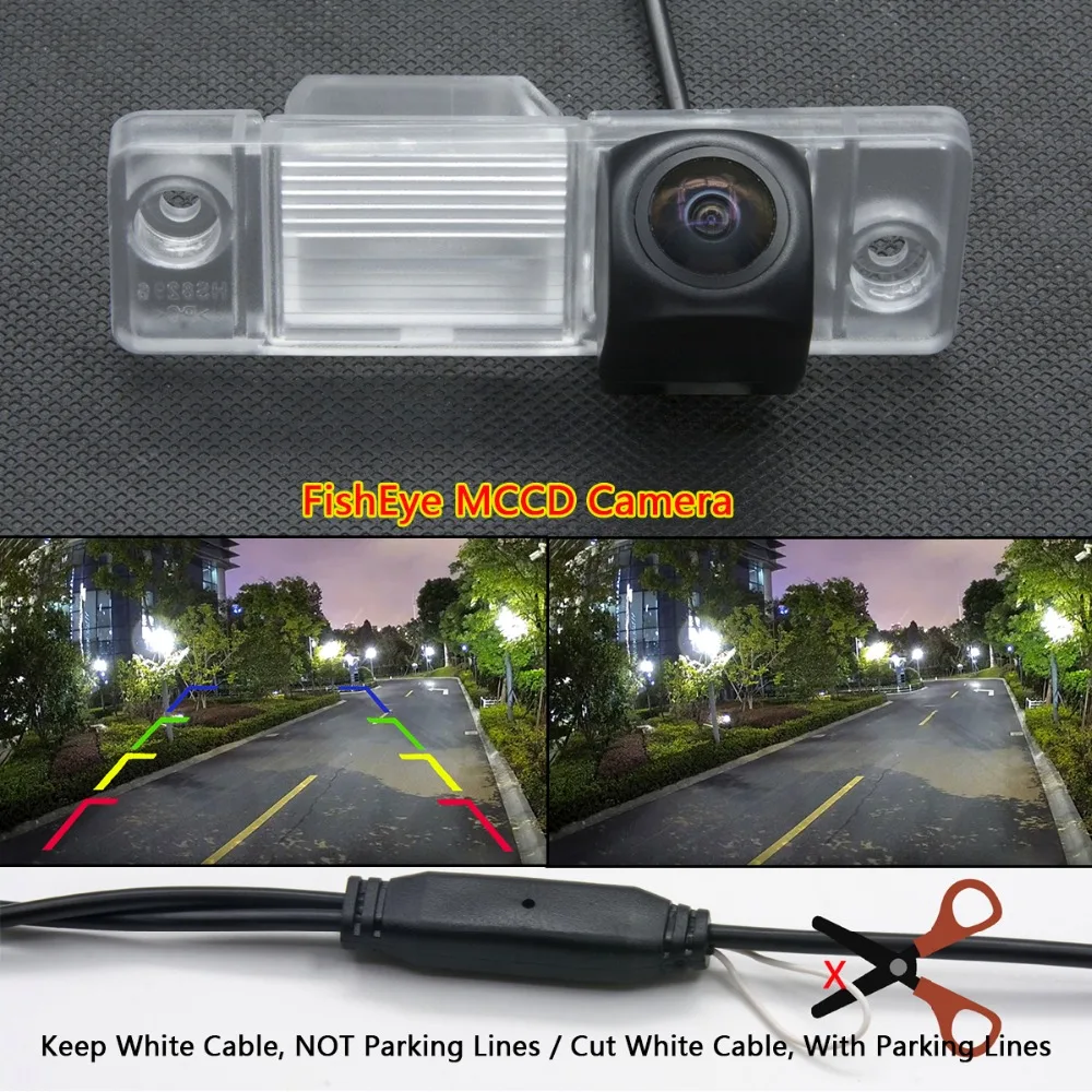 Камера заднего вида Fisheye 1080P MCCD HD Беспроводная парковочная камера для автомобилей