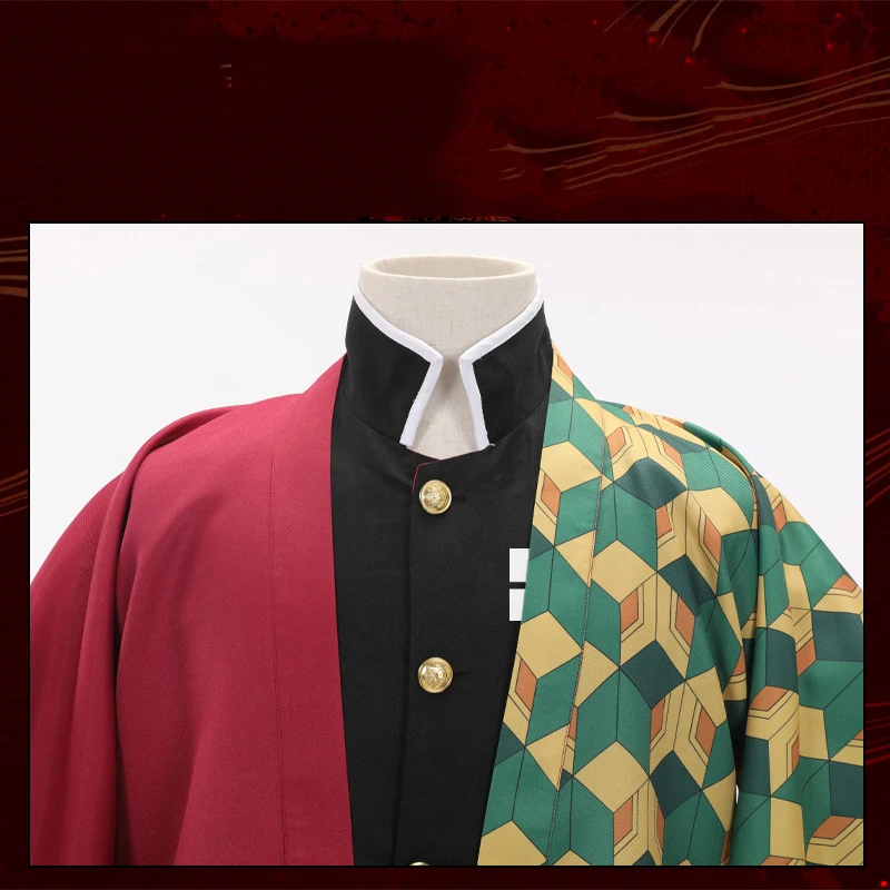 Demon Slayer: Kimetsu no Yaiba Косплей Костюм Kamado Tanjirou Agatsuma Zenitsu Tomioka Giyuu плащ косплей костюм