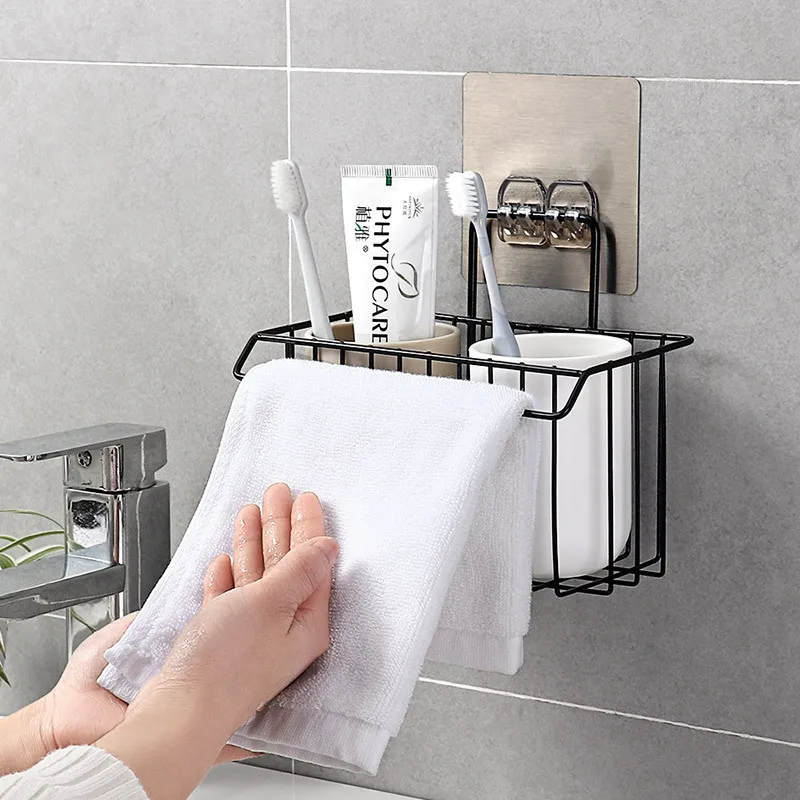 

Wall Shelf Kitchen Racks Sponge Holder Drainer Organizer Home Bathroom Storage Shelf Rack Space Saver Tools Accessories Supplies