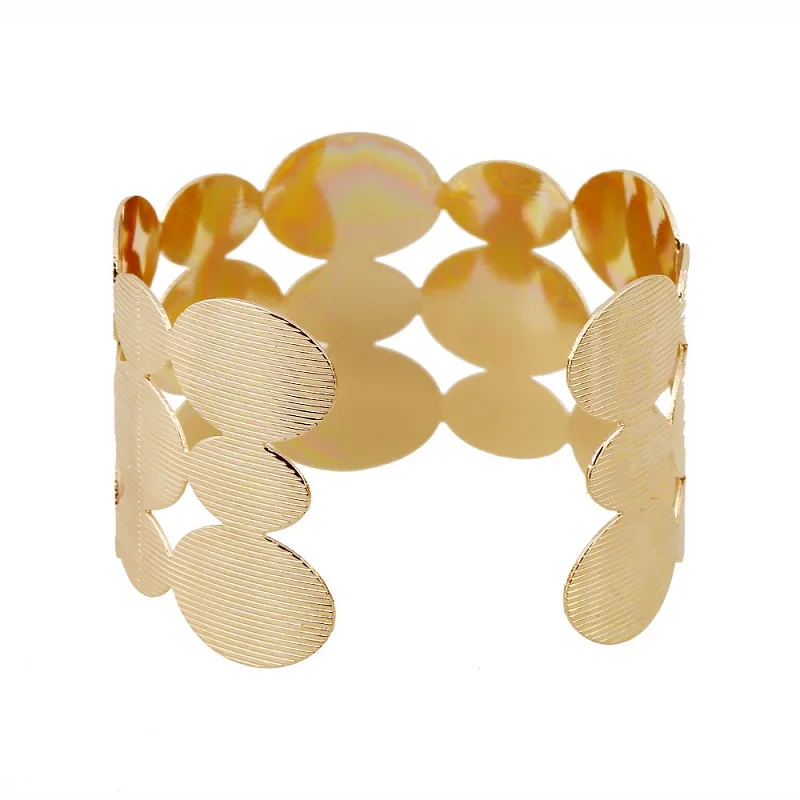

2019 African Simple New Fashion Design Jewelry Birthday Party Charm Women Exquisite Bangle Accessory