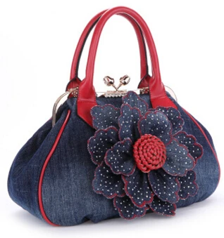 red women tote Дизайнерские женские сумки с летящими птицами, винтажная женская сумка-тоут с цветами, женские сумки-мессенджеры, дамская сумочка, сумка на плечо, Bolsas LM3361 - Цвет: red women tote