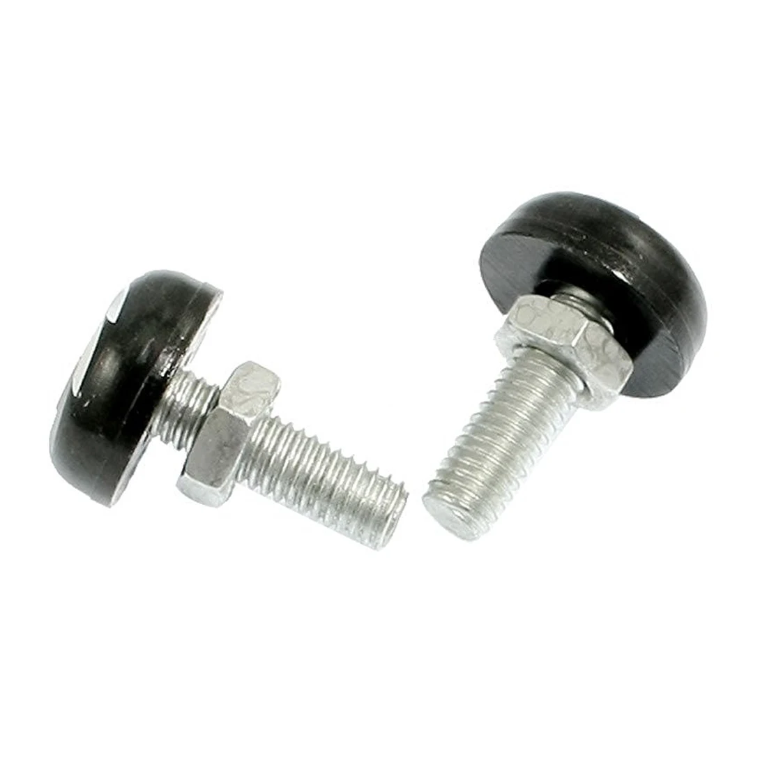 Автомобиль Номерной знак Рамка Болты Винты украшения черный серебристый цвет