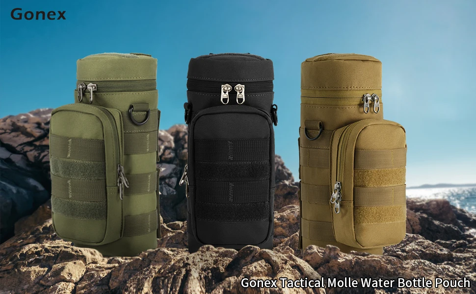 Gonex обновленная тактическая сумка для бутылки с водой Molle H2O гидратационная сумка с аксессуаром сумка на плечо в Военном Стиле