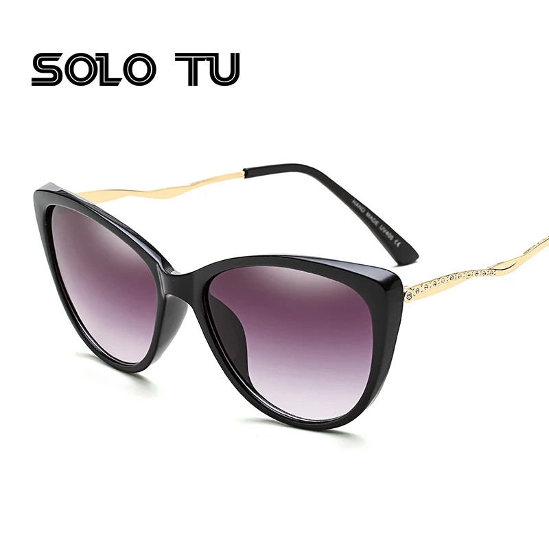 Модные женские глаз Очки Рамки оптика ясно Кошачий Глаз Солнцезащитные женщи