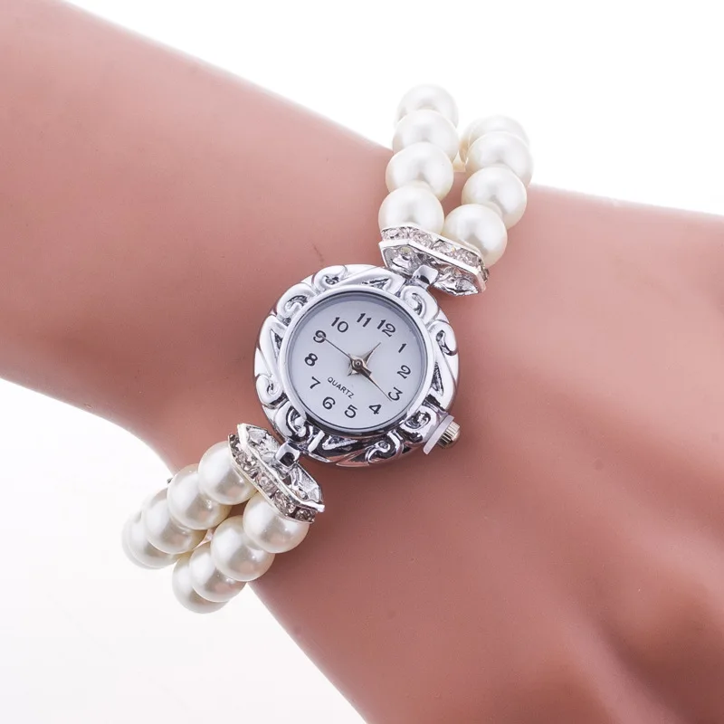 

CAY Fashion Luxury Women Watches Pearl Bracelet Dress Quartz Wristwatch Female Jewelry Ladies Clock Relogio Feminino Saat