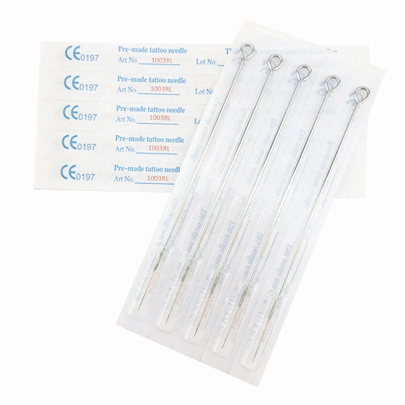 10 шт. Круглый лайнер ткань подкладки татуажные иглы для перманентного макияжа
