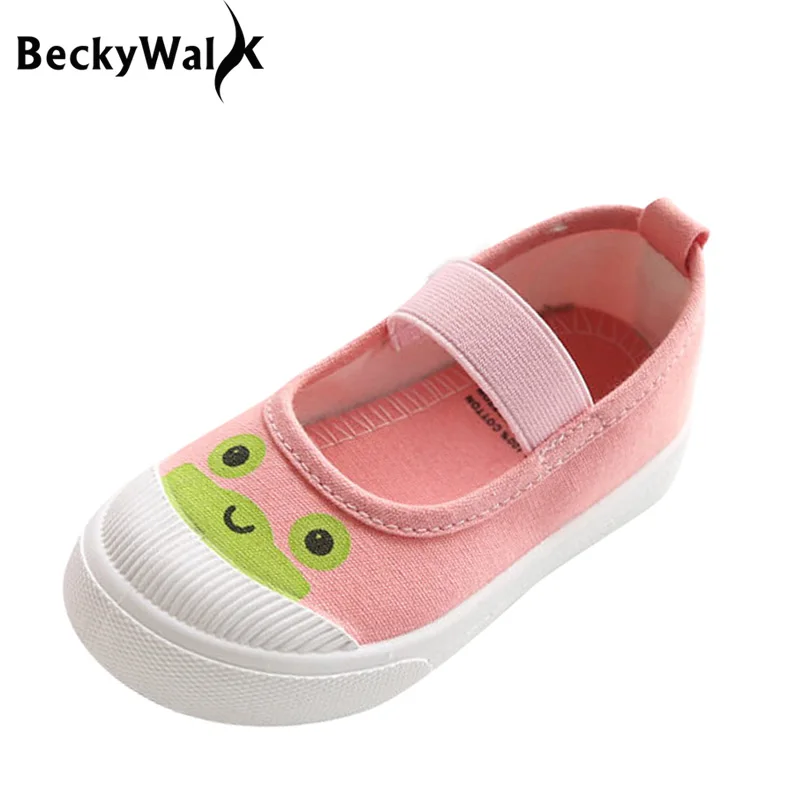 Детская парусиновая обувь для девочек на весну и осень модные повседневные