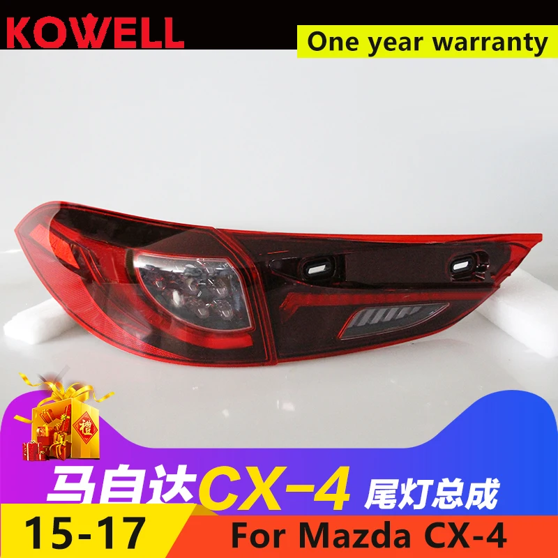 

KOWELL Car Styling for Mazda CX-4 2015-2017 Tail Lights LED Tail Light Rear Lamp LED DRL+Brake+Park+Signal Stop Lamp