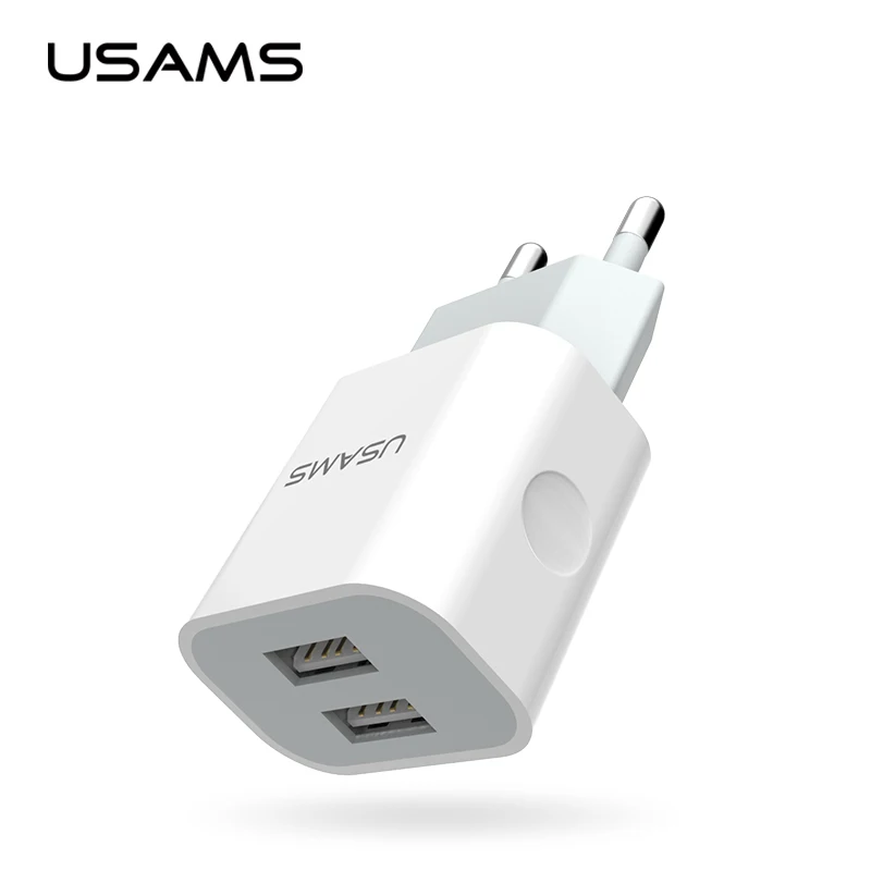 Универсальное зарядное устройство USAMS USB для путешествий настенное адаптер