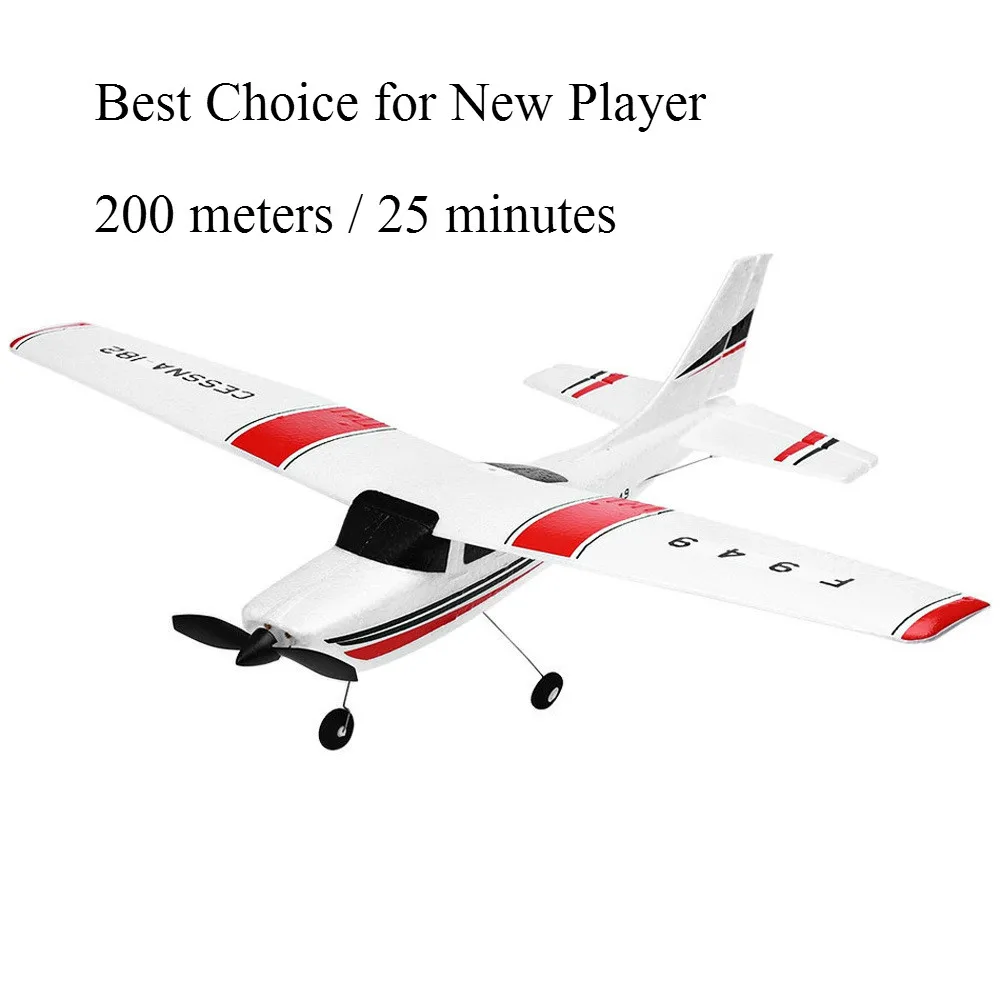 F949 Cessna 182 планер самолет из пеноматериала 2,4G 3Ch RC самолет с фиксированным крылом наружный игрушечный Дрон Летающий 200 м 25 минут RTF Дрон
