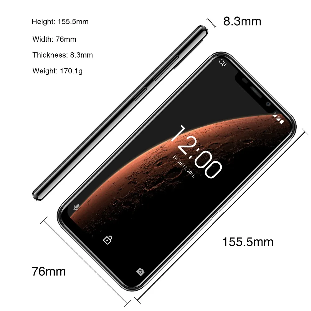 OUKITEL C13 Pro 5G/2 4G wifi 6 18 &quot19:9 2 ГБ 16 Android 9 0 мобильный телефон MT6739 Четырехъядерный LTE