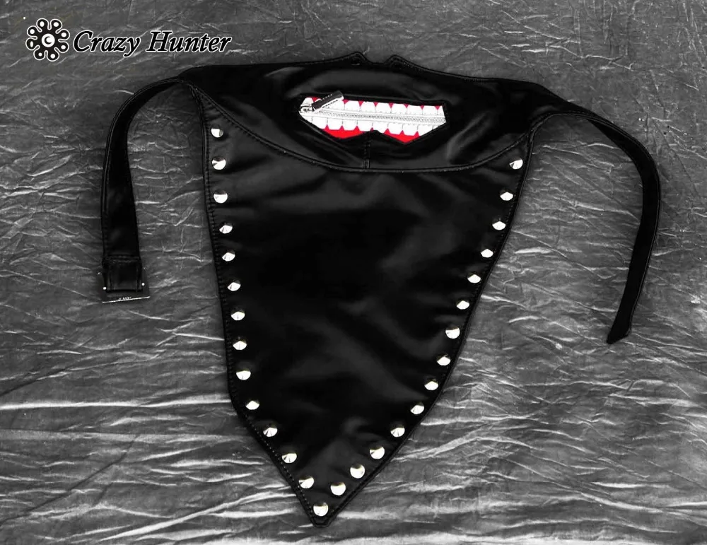 Кожаная Маскарадная маска для лица с шипами Streampunk Punk|biker mask leather|masquerademasquerade masks |