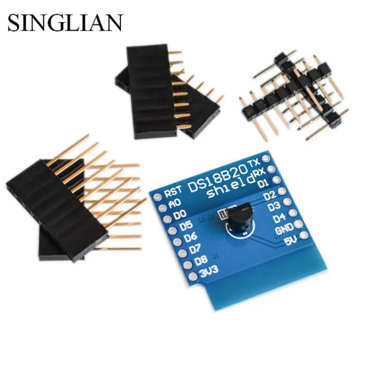 Новый DS18B20 датчик температуры щит Wemos D1 Mini Pro ESP NodeMCU|Датчики расхода| |