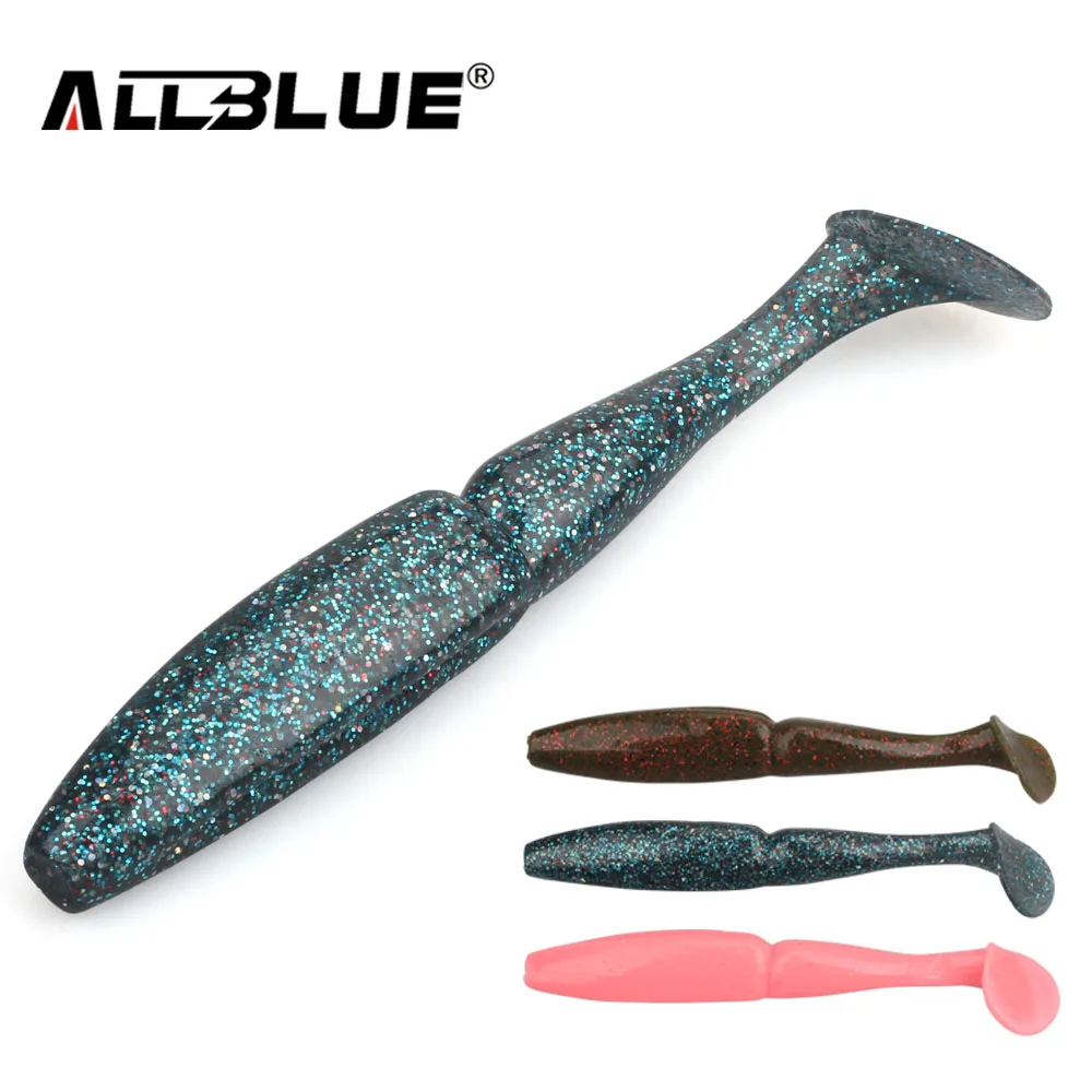 ALLBLUE Новая мягкая рыболовная приманка 20 г/13 5 см 2 шт./лот тонкая силиконовая блесна