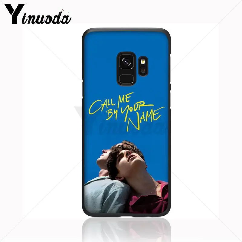 Мягкий силиконовый чехол для телефона Yinuoda Call Me by Your Name poster Samsung Galaxy s9 s8 plus note8 note9 s7