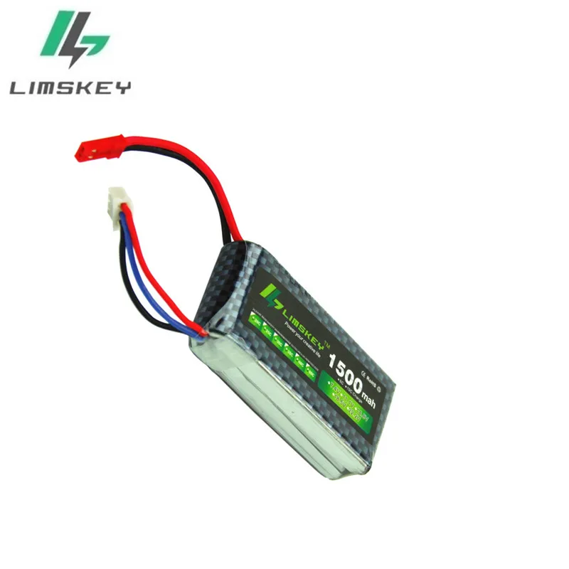 Limskey power 2S 7,4 V 1500mAh 25C лучший RC Дрон Lipo аккумулятор универсальный для RC Дрон 2s 7,4 v батарея с JST вилкой