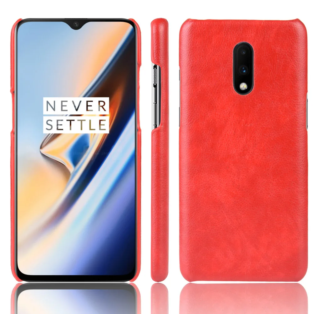 Роскошный деловой кожаный жесткий чехол для OnePlus 7 Pro 6T 6 5T One Plus |
