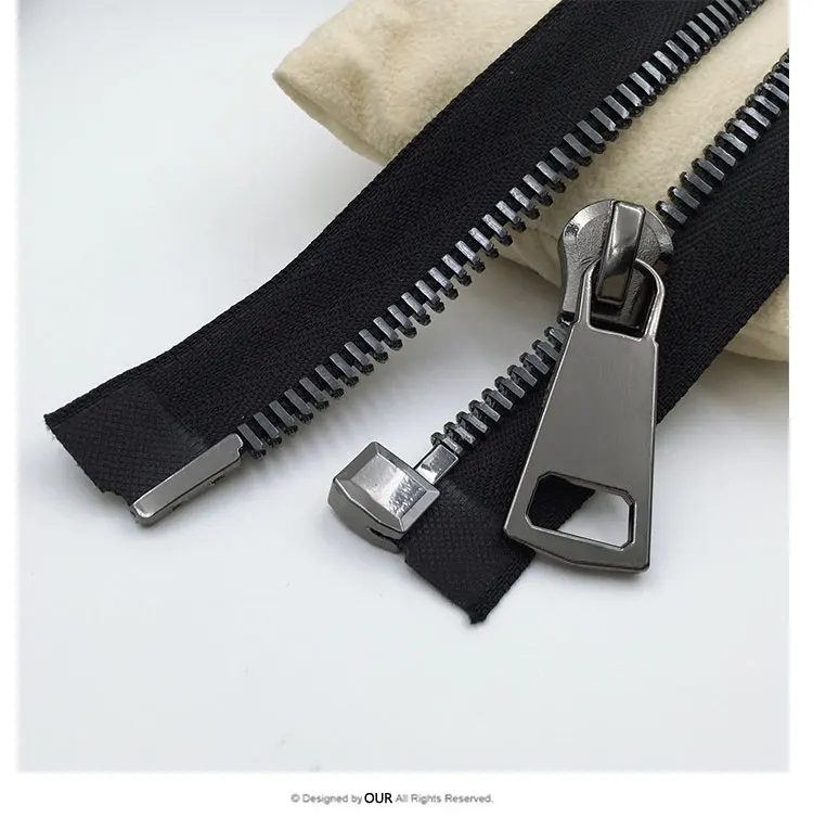 Black 10# высокое качество Медь черный, серебристый цвет с золотыми зубьями, металлическая молния 1 шт. 70/80/100 см DIY машина для ремонта одежды сумки куртка аксессуары - Цвет: Black