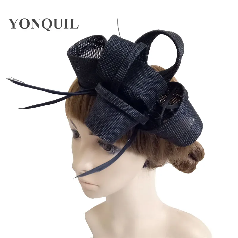 Королевский синий свадебный головной убор заколка для волос вуаль шпилька с