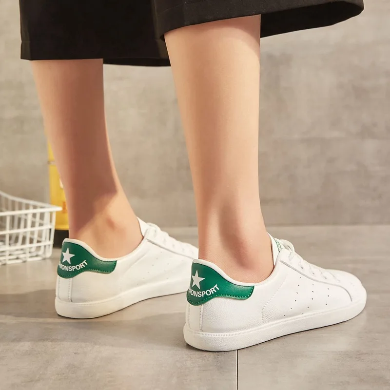 Модные весна осень Новая женская обувь корейские Спортивные Повседневные grils