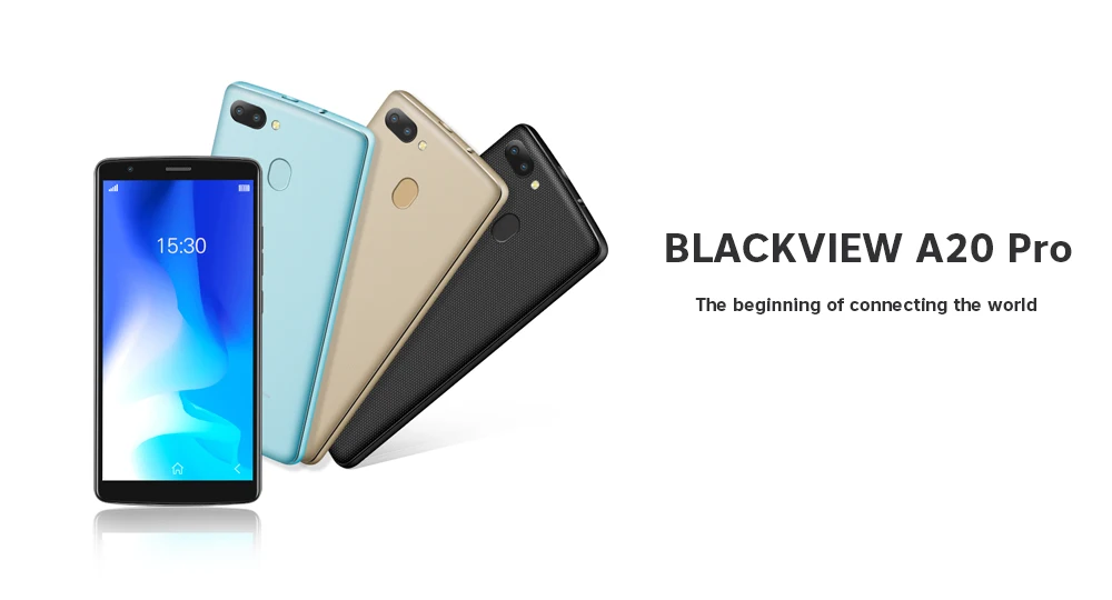 BLACKVIEW A20 Pro телефона Android 8 1 MTK6739 4 ядра 2 ГБ + 16 8.0MP 0.3MP сзади отпечаток пальца камеры