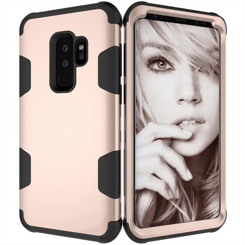 Цветной блок чехол для телефона противоударный силиконовый гибридный Жесткий ПК