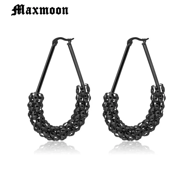 Maxmoon 2018 Мода 1 пара различных стилей сексуальные серьги большого размера в стиле