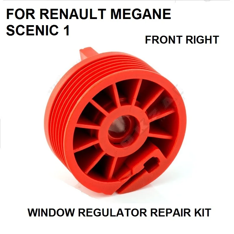 

CAR PLASTIC ROLLER KIT FOR RENAULT MEGANE SCENIC 1 MK1 I WINDOW REGULATOR REPAIR KIT FRONT RIGHT SIDE 1996 - 2003 NEW
