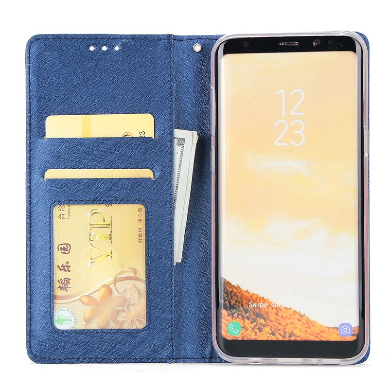 Роскошный кожаный чехол с откидывающейся крышкой для Samsung Galaxy S8 S8 плюс S7 edge Note 8 автомобильный чехол для телефона Магнитная задняя крышка чехол со слотами для карт Обложка кошелька