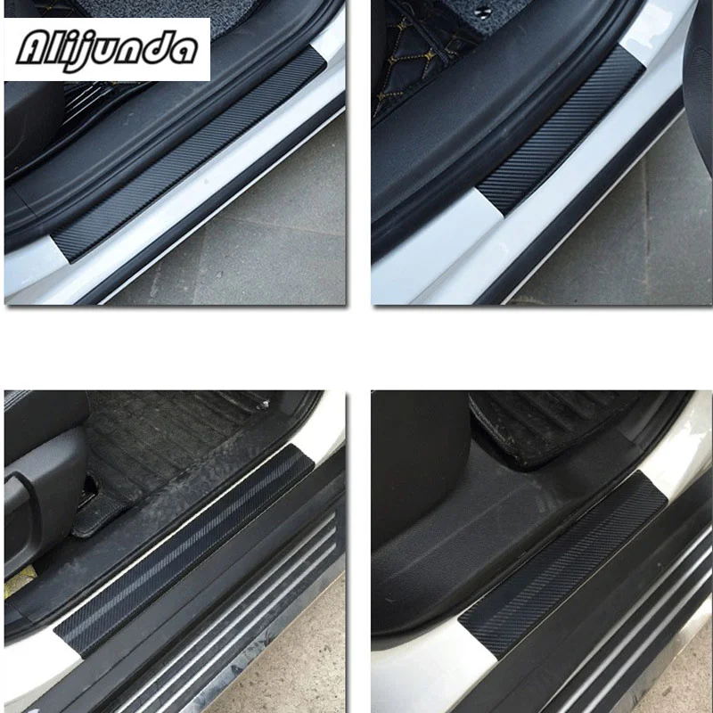 

4 pcs. Car Carbon fiber sticker Stickers Threshold Cover Anti Scratch Sticker for Buick Regal Lacrosse Excelle GT/XT/GL8/ENCORE