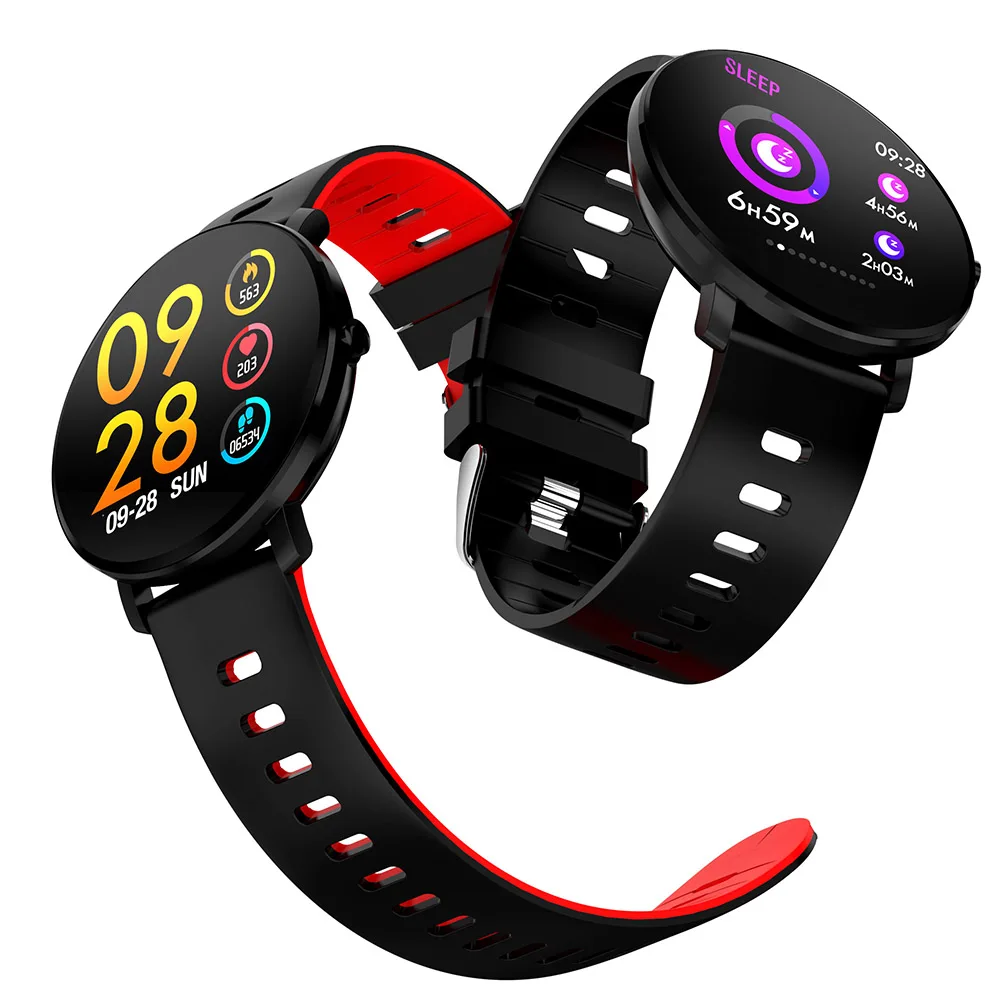 Смарт-часы TimeOwner K9, 1,3 дюймов, полностью сенсорный смарт-браслет с педометром, монитор сердечного ритма, браслет с Bluetooth, IP68, водонепроницаемые часы