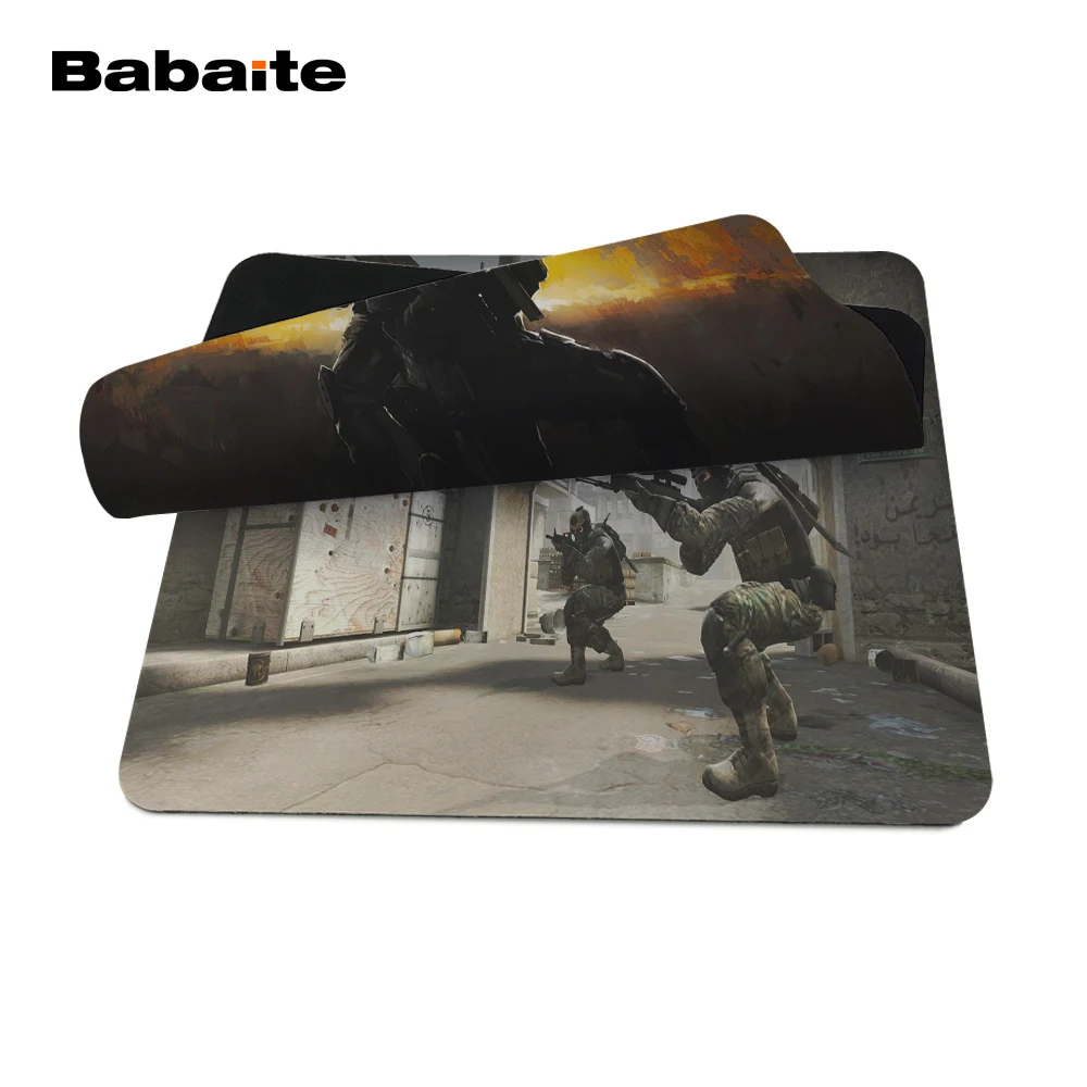 Мягкий силиконовый коврик для компьютерной мыши Babaite оптический Cs Go Лидер продаж