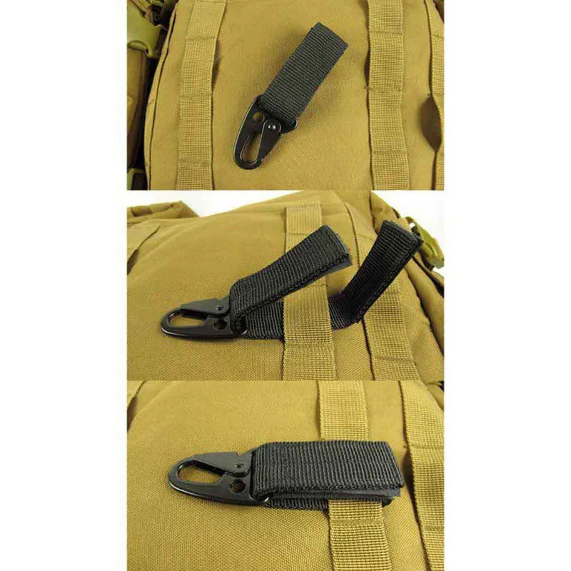 Военная Униформа сумка На открытом воздухе крючки станок и армии черного цвета: