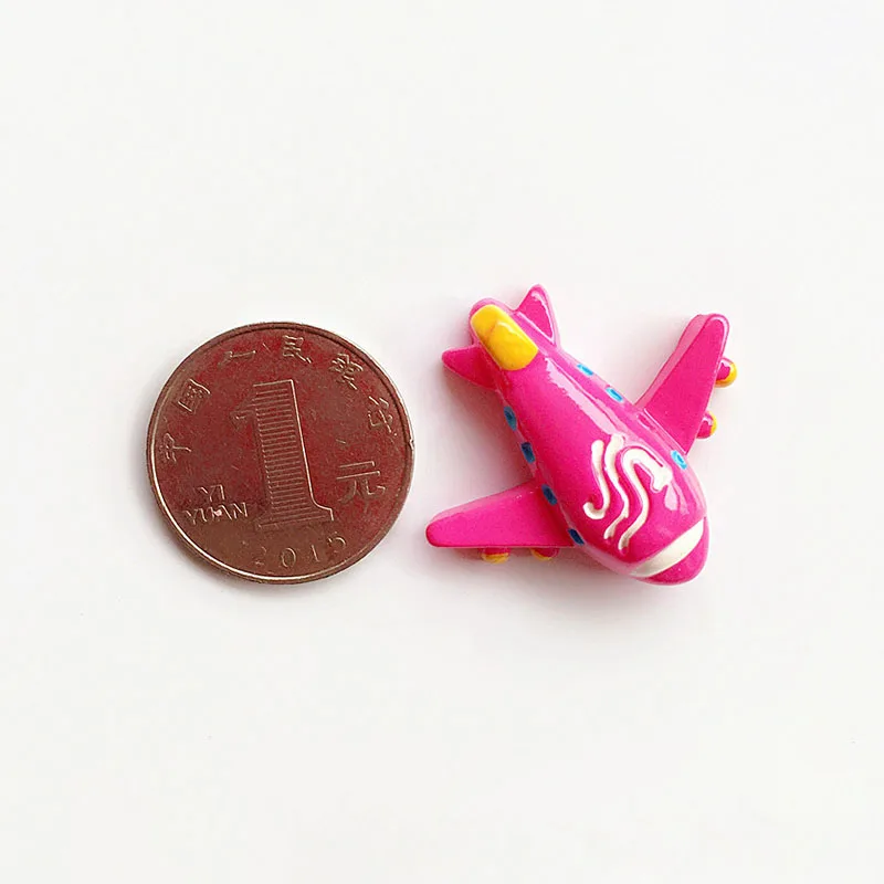 pink Airplane Mini Model Refrigerator Sticker Fridge Magnet Cocina Kitchen Calamite Frigorifero Frigo Home Decoration Accessories - Цвет: pink