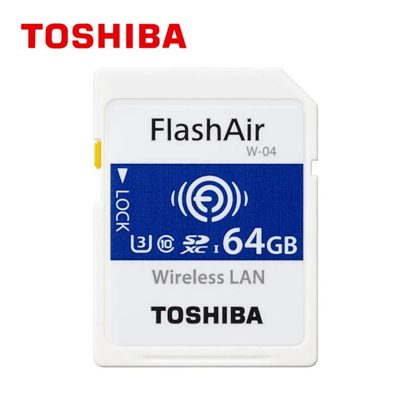 Новый год качество FlashAir 64 Гб SDHC Беспроводной W 04 SDXC WiFi SD карта UHS I класс 10 U3 флэш