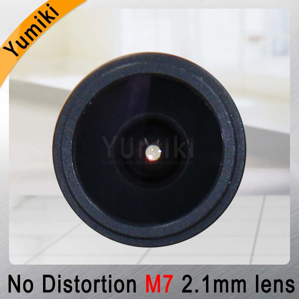 Yumiki 2,1 мм M7 объектив 1/4 дюймов 5MP ИК F1/2,7 не искажают окружающий мир объектив для камеры видеонаблюдения широкий угол 170 градусов