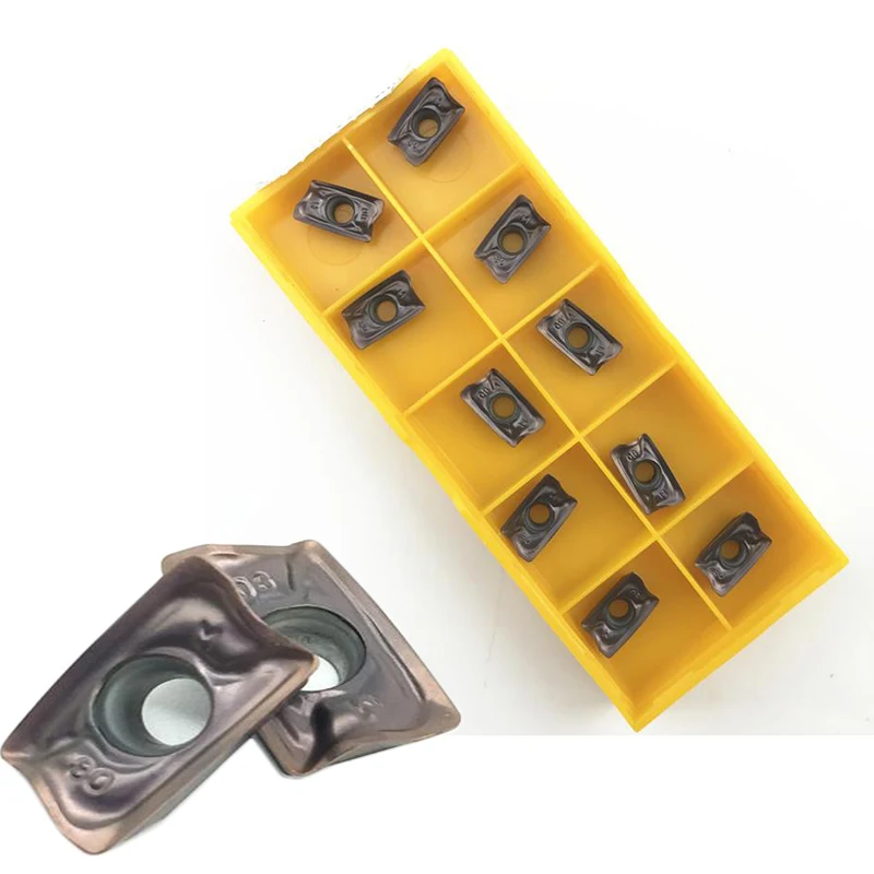 

Набор пластин AOMT123608 VP15T, твердосплавные втулки для фрезерных станков с ЧПУ, 10 шт.